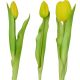 15. BOUQUET OF 7 YELLOW TULIPS 31 CM LIFE-LIKE SPRING DECORATION