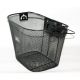 Bicycle basket - mesh front Click black