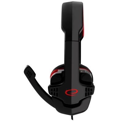 3. ESPERANZA HEADPHONES WITH MICROPHONE FOR GAMERS RAVEN RED EGH310R
