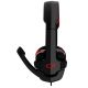 3. ESPERANZA HEADPHONES WITH MICROPHONE FOR GAMERS RAVEN RED EGH310R