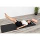 4. YOGA AND FITNESS MAT TPE ANTI-SLIP BLACK AND GREY ENERO FIT