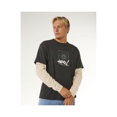 5. RIP CURL Inner Visions Smashed L/S Tee Black
