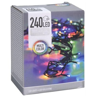 7. CHRISTMAS TREE LIGHTS 240 LED LIGHT CHAIN MULTICOLOR