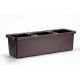 URBALIVE BERBERIS TRIO Self-Irrigation Planter 117 x 39 cm, Brown
