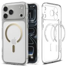 Spigen Ultra Hybrid MagSafe Case for iPhone 17 Pro Max - Transparent Gold