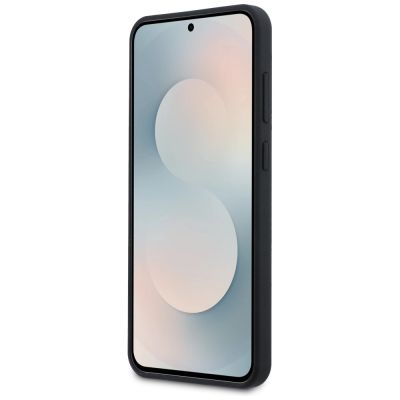 5. Karl Lagerfeld Silicone Karl & Choupette Heads MagSafe Case for Samsung Galaxy S25 FE - Black