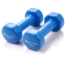 Meteor win-metal dumbbells 2x1.5 kg blue