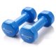 Meteor win-metal dumbbells 2x1.5 kg blue