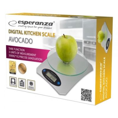 4. ESPERANZA AVOCADO KITCHEN SCALE EKS006