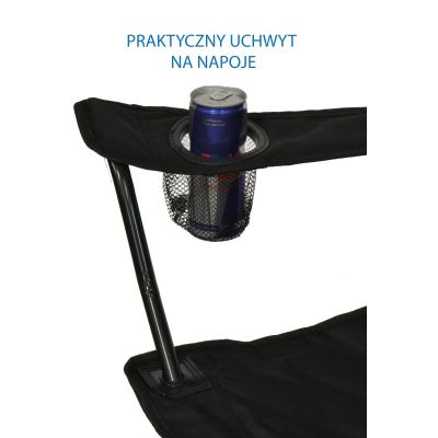 4. FOLDING CAMPING CHAIR 50X50X80CM BLACK