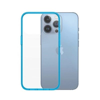 2. PanzerGlass ClearCase Antibacterial Military Grade Certified Case for iPhone 13 Pro - Transparent Blue