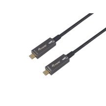 Equipped with USB-C M/M 10m PD 60W 4K/60Hz 10Gbps Active Optical Cable Video+Data+PD