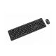 4. GEMBIRD WIRELESS KEYBOARD + MOUSE SET SILENT KEY PRO BUSINESS, BLACK, US LAYOUT