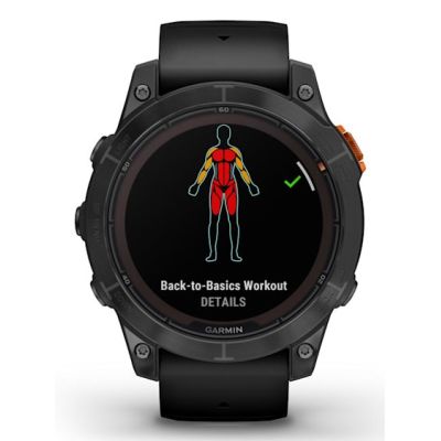 12. Garmin Fenix 7 Pro Solar Edition Slate Grey / Black Band Sports Watch