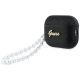 3. Guess Glitter Pearl Strap Case for AirPods Pro 3 - Black