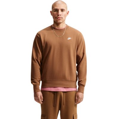 Nike Club FT Men's Sweatshirt Light Brown FN3888 270 XL