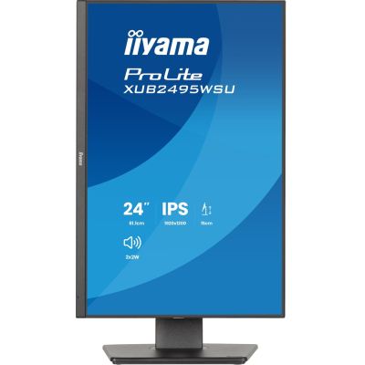 20. iiyama ProLite XB2495WSU-B1 computer monitor 61.2 cm (24.1") 1920 x 1200 px Full HD LCD Black