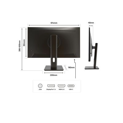 3. JAPANNEXT JN-IPS27FHDR-C65W-HSP 68.6 cm (27") 1920 x 1080 px Full HD LED Computer Monitor Black