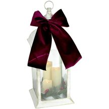 LANTERN ADVENT LANTERN LED 49CM WHITE 3 CANDLES