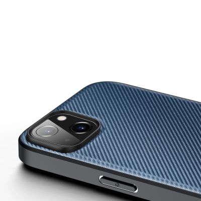 6. Dux Ducis Fino case cover iPhone 14 Plus blue nylon