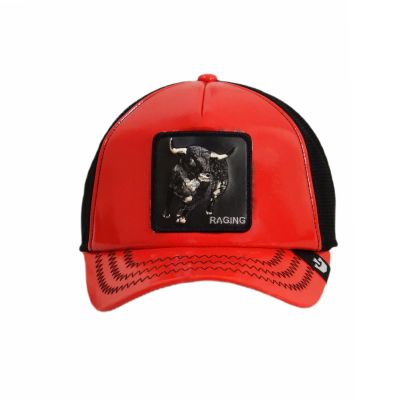 2. Goorin Bros. Pamplona Raging Trucker Cap - 101-1583-RED