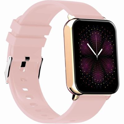 9. Smartwatch Gravity Rose Gold Pink 2 Straps GT17-1
