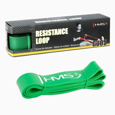 31. Exercise band HMS GREEN GU05 45x4.5x2080 mm