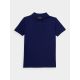 Boy's 100% cotton plain polo shirt 4F