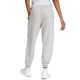 3. Women's adidas Essentials Linear French Terry Cuffed Trousers Light Grey JC5953