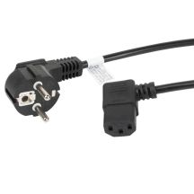 Lanberg CA-C13C-12CC-0018-BK cable (C13 / IEC C13 / IEC 320 C13 F - Schuko M; 1.8m; black)