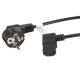 Lanberg CA-C13C-12CC-0018-BK cable (C13 / IEC C13 / IEC 320 C13 F - Schuko M; 1.8m; black)