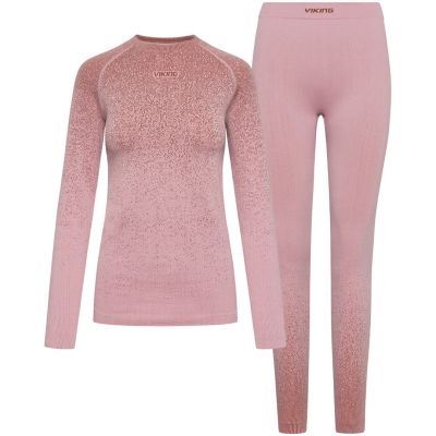 9. VIKING Altis Lady Set Merino women's underwear pink L