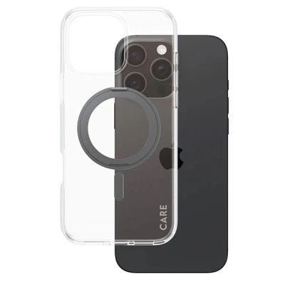 2. CARE by PanzerGlass Feature Kickstand Case iPhone 16 Pro Max 6.9" black/black MagSafe 1324