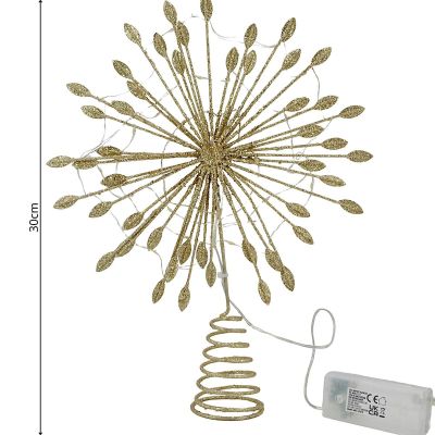 6. CHRISTMAS TREE STAR TOPPER 30 CM 20 LED