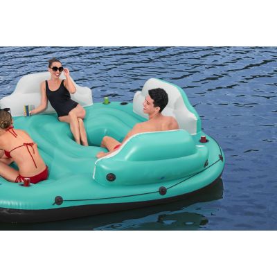 26. Bestway 43407 Pool and Beach Float Multicolor Monochrome PVC Floating Island