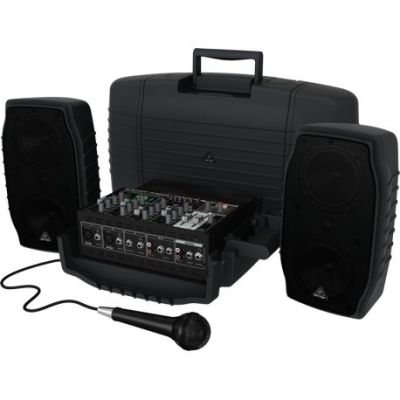 10. Behringer PPA200 PA system 200 W floor standing PA system Black