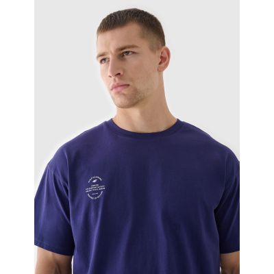 4. Smooth unisex oversize T-shirt 4F 4FRAW24TTSHU2672-31S