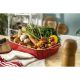 8. Set of 3 rectangular ceramic dishes STAUB 40508-171-0 - red
