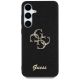 3. Guess Fixed Glitter Big 4G Metal Logo case for Samsung Galaxy S25 black