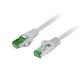 3. LANBERG PATCHCORD S/FTP CAT.7 LSZH CU 1M GRAY FLUKE PASSED PCF7-10CU-0100-S