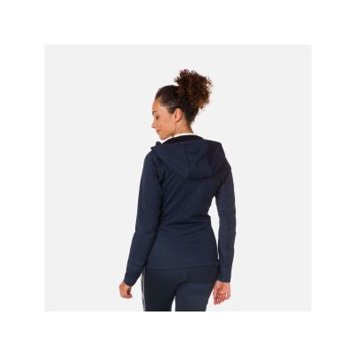 4. ROSSIGNOL W Softshell Hoodie Jacket Jkt Navy Blue