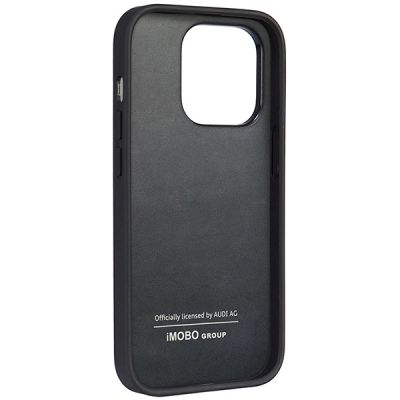 5. Audi Synthetic Leather iPhone 14 Pro 6.1" black/black hardcase AU-TPUPPCIP14P-TT/D1-BK