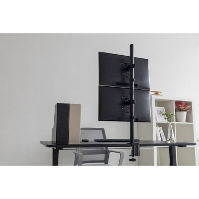 2. Vertical desk mount 2xLCD max. 32" 8kg