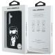 8. Case Karl Lagerfeld Silicone Graffiti Ikonik Printed Logo MagSafe Samsung Galaxy S25 black