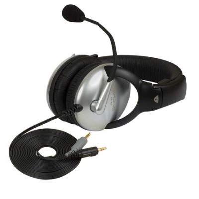 2. Koss SB45 Wired On-Ear Headphones Noise Cancelling Silver/Black