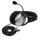 2. Koss SB45 Wired On-Ear Headphones Noise Cancelling Silver/Black