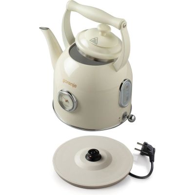 6. Gorenje K17CLIN Classico electric kettle 1.7 l (beige)