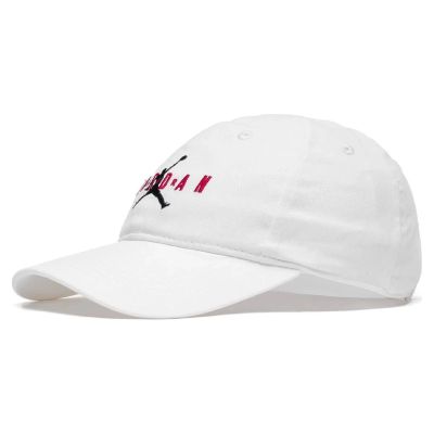 2. Air Jordan Jan Curve Brim Kids' White Baseball Cap - 9A0569-001