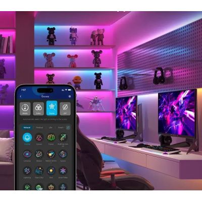 3. Govee LED Strip Light S 5m RGBIC, Wi-Fi, Bluetooth H612ACD1