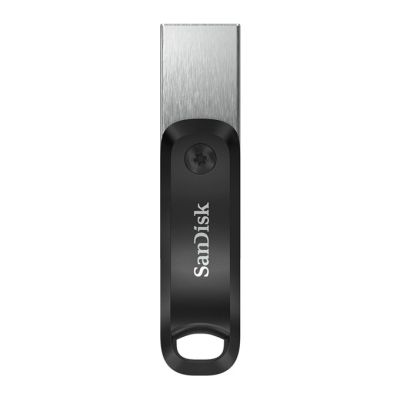 9. SanDisk iXpand GO SDIX60N-128G-GN6NE pendrive (128GB; Lightning, USB 3.0; silver color)